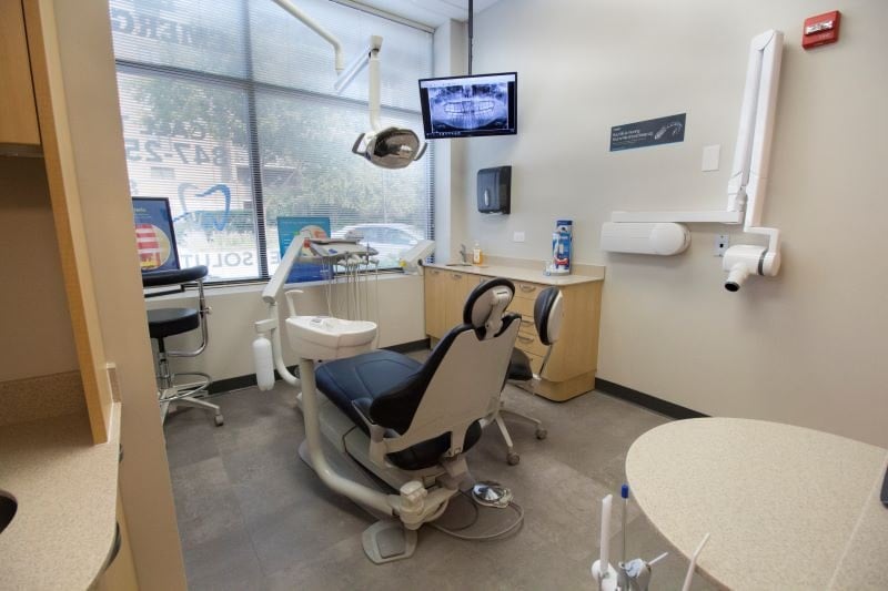 dental office with dental chair
